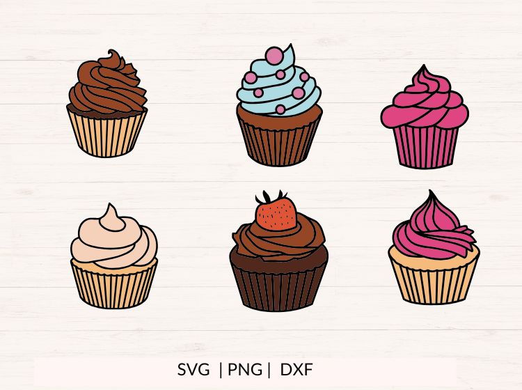 Cupcake Bundle - 12 designs